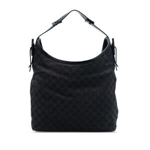 Pre-Loved Gucci GG Canvas Shoulder Bag